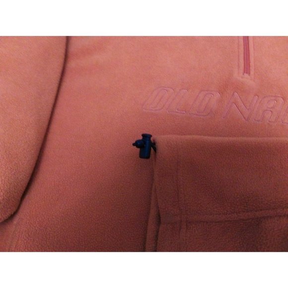 Old Navy Unisex Coat/Jacket Winter Fleece Top Zip Bottom Pull Close Orange Sz XL - Picture 9 of 16